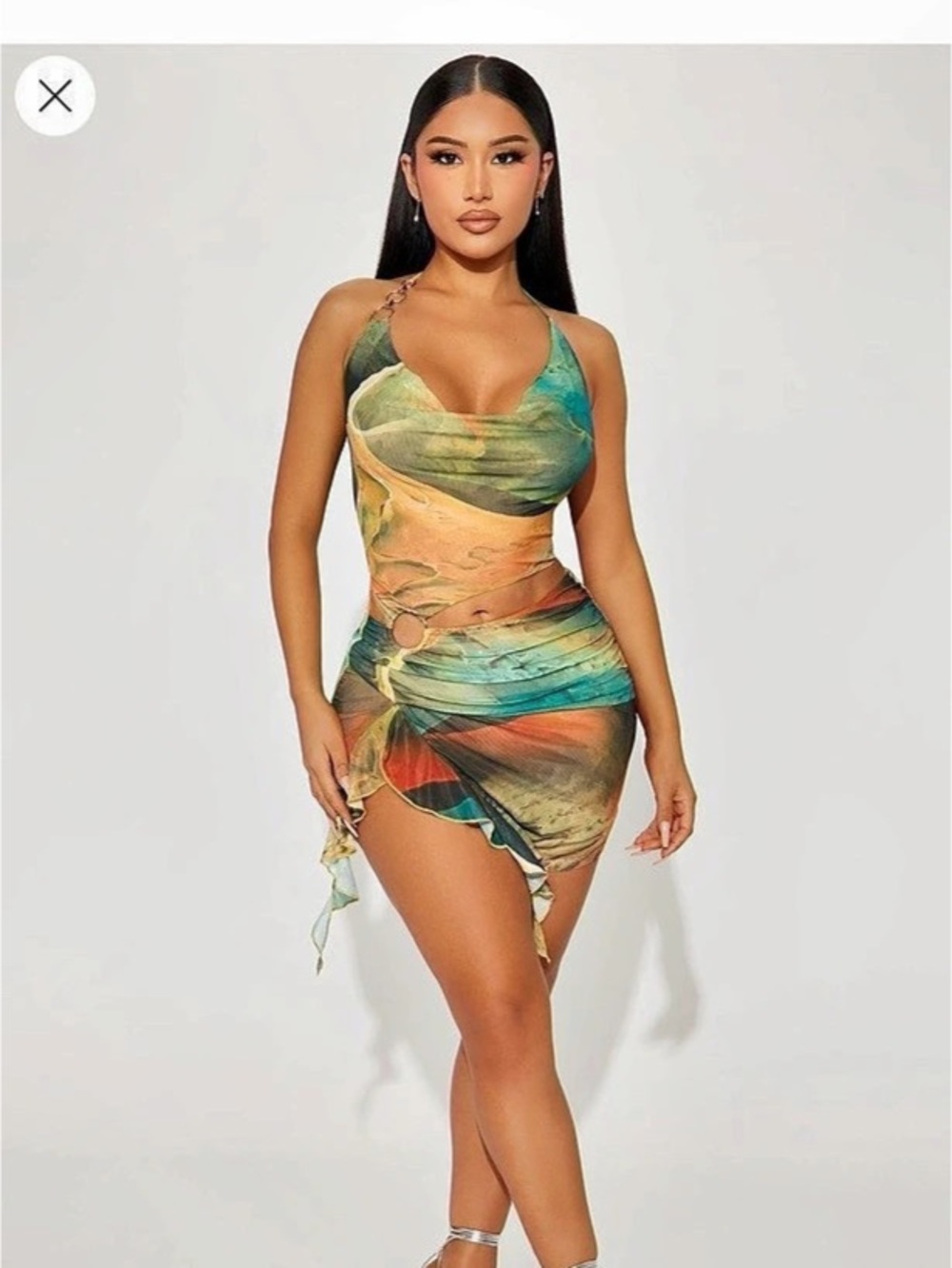 Fashion Nova Mesh Mini Dress